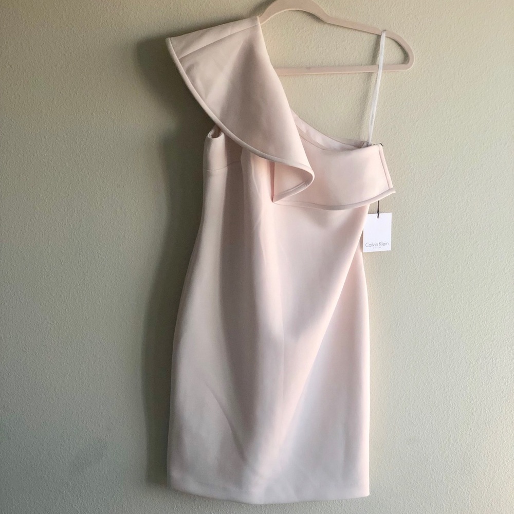 SALE! Calvin Klein Pale Pink  Midi Dress! NWT